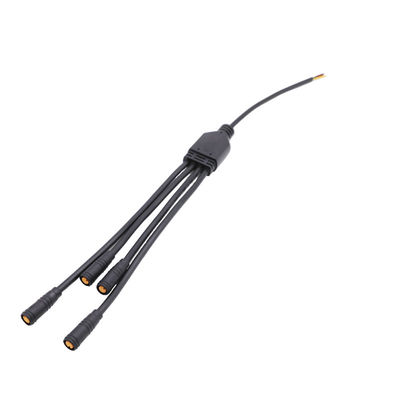 Μίνι αδιάβροχη Υ χρήση καλωδίων κλειδαριών ώθησης PVC συνδετήρων IP65 M8 ηλεκτρική