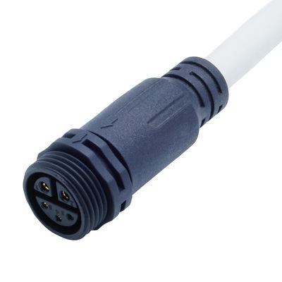 Άντρας πίσω πίνακα Mount Socket M20 2-4 Pin βίδα τύπου Αδιάβροχο LED IP67 συνδέσεις
