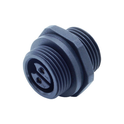Άντρας πίσω πίνακα Mount Socket M20 2-4 Pin βίδα τύπου Αδιάβροχο LED IP67 συνδέσεις