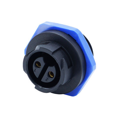 Άνδρας πίσω πίνακα Mount Socket M20 αυτοκλείδωσης Αδιάβροχο LED IP67 συνδέσεις