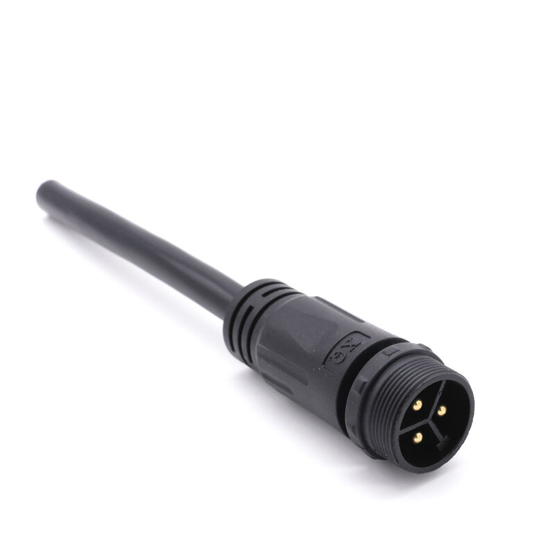 China Factory PVC Nylon IP68 Waterproof Connectors M20 3+3 3+2 Cores Green Lighting Waterproof Plug